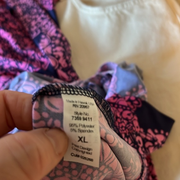 Tori Richard jersey printed dress with pockets, xl - Picture 7 of 7